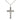 Sterling silver large Catholic cross necklace 1.25 inches pendant with 18 inch chain by Bliss USA