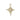 14kt Solid Gold medium Catholic cross pendant 3/4 inch by 1/2 inch handcrafted by Bliss Manufacturing USA