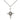Sterling Silver medium Catholic cross necklace 3/4 inch by 1/2 inch on 18 inch curb chain by Bliss Manufacturing