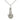 Sterling Silver Our Lady of Fatima Medal Necklace 1x1/2 inch with 18 inch chain handmade by Bliss USA