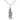 Sterling silver St. Ann Catholic patron saint medal necklace with 18 inch curb chain, handcrafted by Bliss