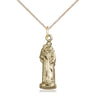 14kt gold filled St. Anthony Catholic patron saint medal necklace with 18 inch curb chain by Bliss