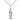 Sterling Silver St. Jude patron saint medal necklace with 7/8 inch pendant on 18 inch curb chain by Bliss