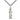 Sterling silver Sacred Heart medal necklace, 1x1/4 inch pendant with 24 inch chain, Bliss Manufacturing