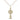Medium 14kt gold filled Catholic monstrance pendant necklace 1 x 3/8 inch with 18 inch chain by Bliss Manufacturing