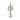 14kt solid gold Monstrance medal pendant 1 x 3/8 inches handcrafted by Bliss Manufacturing USA