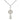 Sterling Silver Monstrance Necklace Medium 1 inch x 3/8 inch pendant with 18 inch chain handcrafted by Bliss Manufacturing USA
