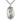 Sterling Silver Large St. Jude Patron Saint Medal Necklace 1 5/8 x 1 inch with 24 inch chain by Bliss