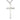 Sterling Silver Extra Large Lay Minister Cross Necklace 2 5/8 x 1 3/8 with 24 inch chain by Bliss