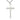 Sterling Silver Extra Large Eucharistic Minister Cross Necklace 2 5/8 x 1 3/8 with 24 inch chain by Bliss