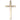 14kt Solid Gold Extra Large Lector Cross Pendant 2 5/8 X 1 3/8 inches by Bliss Manufacturing
