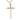 Extra Large 14kt Gold Filled Acolyte Cross Necklace with 24 inch chain by Bliss Manufacturing