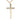 Extra Large 14kt Gold Filled Lay Reader Cross Necklace 2 5/8 x 1 3/8 inches on 24 inch chain by Bliss Manufacturing