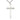 Extra Large Sterling Silver Lay Reader Cross Necklace 2 5/8 x 1 3/8 inches on 24 inch chain by Bliss Manufacturing