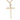 Extra Large 14kt Gold Filled Choir Cross Necklace with 2 5/8 x 1 3/8 inch pendant on 24 inch chain by Bliss Manufacturing