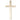 14kt solid gold extra large Choir Cross pendant 2 5/8 x 1 3/8 inches handcrafted by Bliss USA