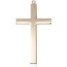 14kt Solid Gold Extra Large Cross Pendant 2 5/8 x 1 3/8 inches by Bliss Manufacturing USA