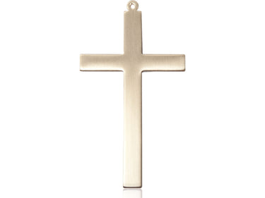14kt Solid Gold Extra Large Cross Pendant 2 5/8 x 1 3/8 inches by Bliss Manufacturing USA