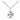 Small Sterling Silver Maltese Cross Necklace 3/8 inch pendant on 18 inch chain handcrafted by Bliss Manufacturing USA