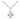 Small Sterling Silver Maltese Cross Necklace 3/8 inch pendant on 18 inch chain handcrafted by Bliss Manufacturing USA
