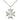 Sterling Silver Medium Maltese Cross Necklace 3/4 x 5/8 inch pendant with 18 inch chain by Bliss Manufacturing