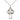 Sterling Silver Shamrock Cross Necklace 1 inch with 18 inch chain by Bliss Manufacturing