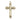 14kt solid gold medium cross pendant 1 1/8 inch by 5/8 inch handcrafted by Bliss Manufacturing