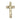14kt solid gold Catholic cross pendant 1 inch by half inch handcrafted by Bliss Manufacturing USA
