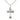 Sterling Silver Medium Cross Necklace 1 inch by five eighths inch pendant with 18 inch curb chain handmade by Bliss Manufacturing USA
