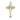 14kt Solid Gold Cross Pendant 1 inch by 5/8 inch medium size handcrafted by Bliss Manufacturing USA