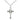 Sterling Silver Medium Cross Necklace 1 inch by half inch pendant with 18 inch curb chain by Bliss