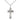 Sterling Silver Catholic Cross Necklace 1 1/8 inch medium pendant 18 inch chain Bliss USA