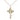 14kt Gold Filled Medium Cross Necklace 1 x 5/8 inches on 18 inch chain by Bliss Manufacturing