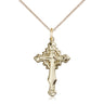 14kt Gold Filled Medium Cross Necklace 1 x 5/8 inches on 18 inch chain by Bliss Manufacturing