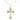 14kt Gold Filled Medium Catholic Cross Necklace 1x5/8 inch pendant on 18 inch chain by Bliss Manufacturing