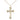 14kt Gold Filled Catholic Cross Necklace, 1 x 5/8 inch pendant on 18 inch curb chain by Bliss