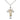 Two-Tone Gold Filled Sterling Silver Medium Cross Necklace 1-1/8x5/8 inch pendant 18 inch chain Bliss