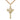 14kt Gold Filled Large Catholic Cross Necklace 1 3/8 inch x 3/4 inch on 24 inch chain by Bliss Manufacturing