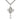 Large Sterling Silver Cross Necklace 1-3/8x3/4 inch pendant on 24 inch chain by Bliss Manufacturing