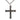 Large Sterling Silver Catholic cross pendant necklace 1 5/8 x 1 1/4 with 24 inch chain handmade by Bliss