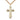 14kt Gold Filled Large Mosaic Cross Necklace 1 3/8 x 7/8 inch pendant on 24 inch chain by Bliss Manufacturing