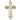 14kt Solid Gold Large Mosaic Cross Pendant 1 3/8 x 7/8 inch handcrafted by Bliss Manufacturing USA