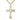 14kt Gold Filled Large Mosaic Cross Necklace 1 5/8 x 1 pendant on 24 inch chain by Bliss