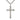 Sterling Silver Large Cross Necklace 1 5/8 x 1 with 24 inch chain by Bliss Manufacturing USA