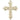 14kt Solid Gold Large Jesus Christus Cross Pendant 1 3/8 x 1 handcrafted by Bliss Manufacturing USA