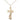 14kt Gold Filled Deacon Cross Necklace with 18 inch chain by Bliss Manufacturing USA