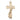 14kt Solid Gold Deacon Cross Pendant 1 1/8 x 1/2 inches by Bliss Manufacturing USA