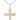 14kt Gold Filled Cross Necklace 7/8 x 5/8 inches with 18 inch curb chain handcrafted by Bliss Manufacturing