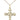 14kt gold filled cross necklace with 0.875 inch pendant and 18 inch lite curb chain by Bliss