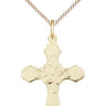 14kt Gold Filled Lite Curb Chain Necklace 7/8 x 5/8 inch with 18 inch length by Bliss Manufacturing